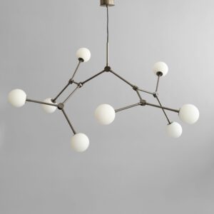 Drop Chandelier Bulp, Grande - Grey (5m)