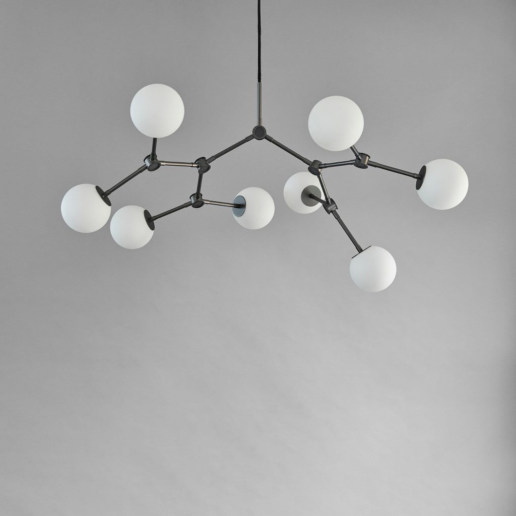 Drop Chandelier Bulp, Mini - Grey (5m)