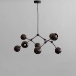 Drop Chandelier Globe, Mini - Burned Black (5m) 1