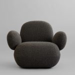 Toe-nojatuoli, Flat - Deep Taupe (A2635) 1