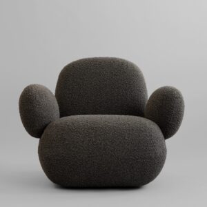 Toe-nojatuoli, Flat - Deep Taupe (A2635) – tuotekuva