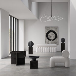 Brutus Lounge Chair - Coffee – miljöökuva