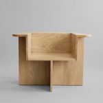 Brutus Lounge Chair - Natural Oak 1