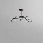 Ghost Chandelier, Mini - Burned Black (5m) 1