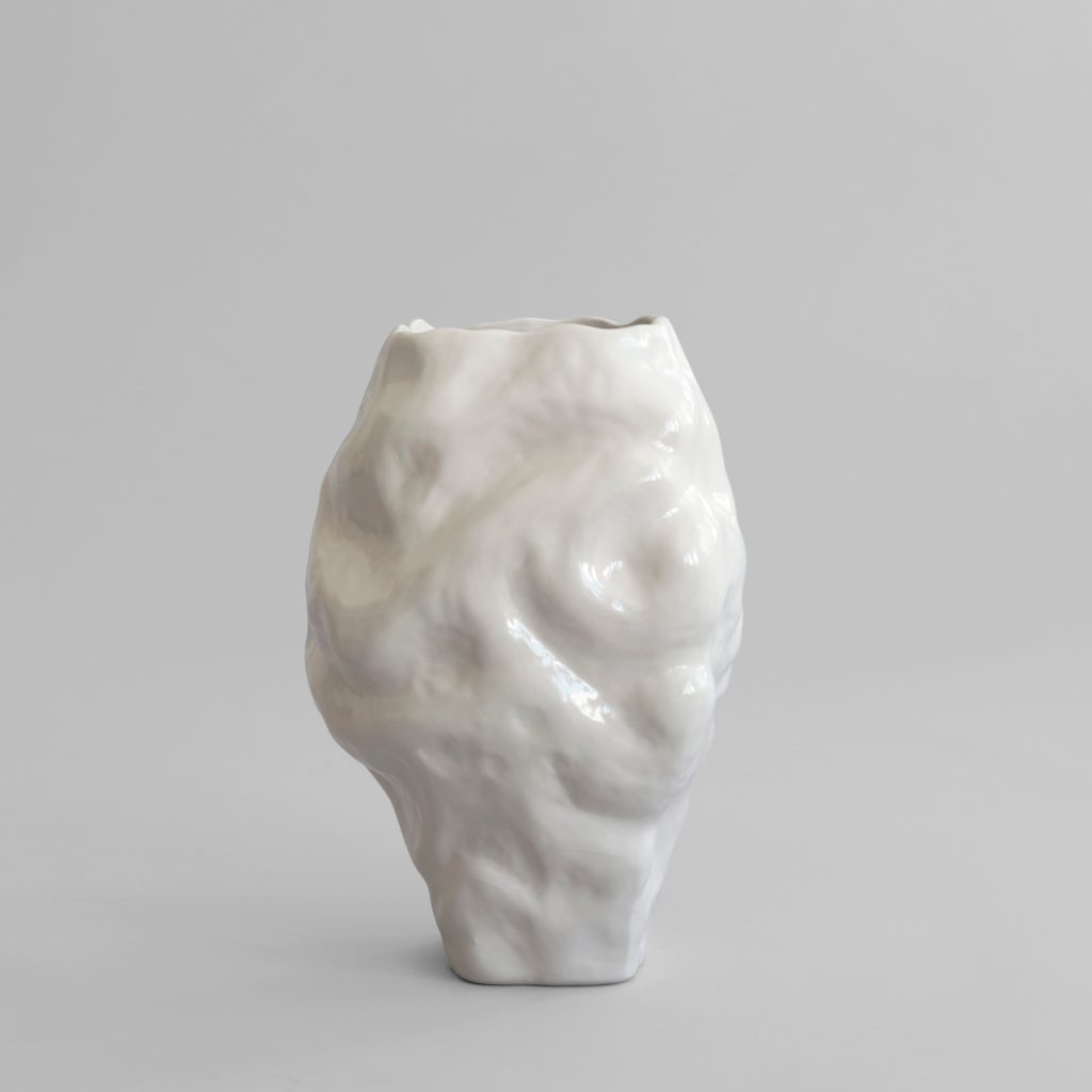Katachi-maljakko, iso - High Glaze Birch