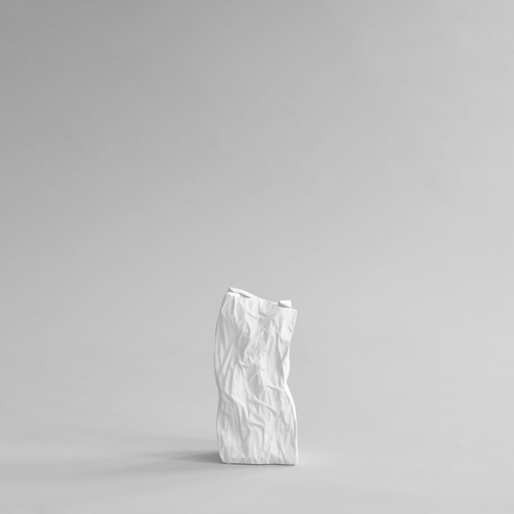 Kami-maljakko, Medio - Bone White