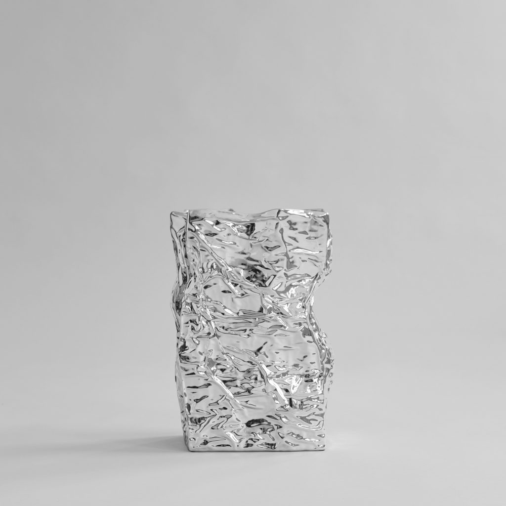 Kami-maljakko, iso - kromi