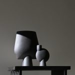 Sphere Vase Square, Big - Coffee 2