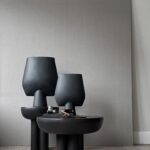 Sphere Vase Square, Big - Musta 2