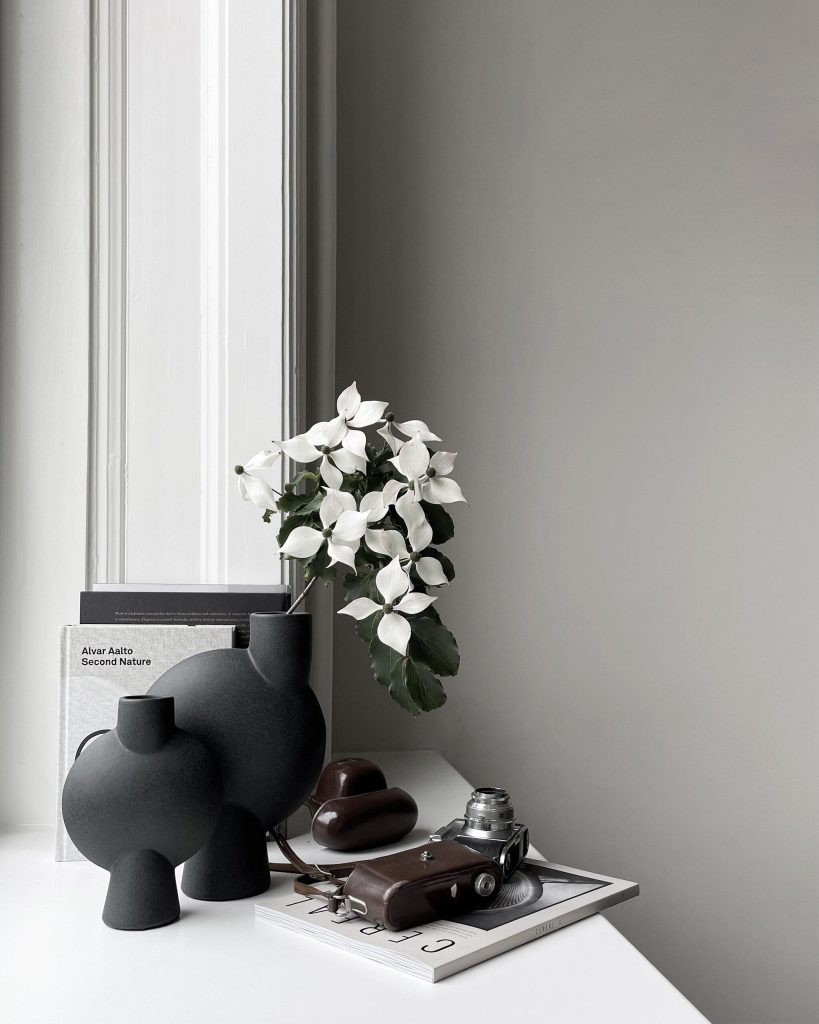 Sphere Vase Bubl, Mini - Musta