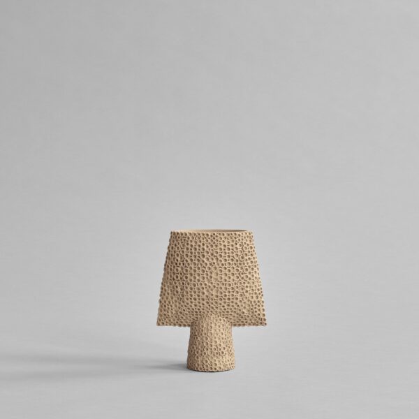 Sphere Vase Square Shisen, Mini - Hiekka – tuotekuva