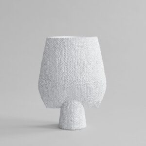 Sphere Maljakko Square Shisen, Big - Bone White