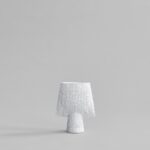 Sphere Vase Square Shisen, Mini - Bone White 1