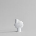 Sphere Vase Bubl Shisen, Medio - Bone White 1