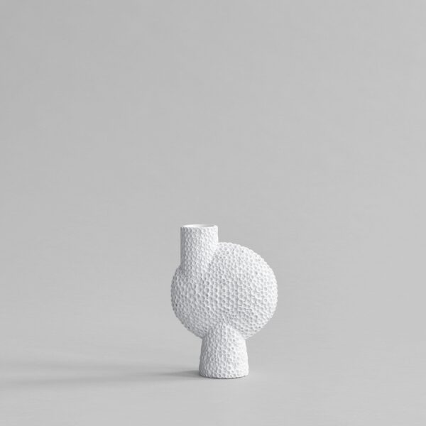 Sphere Vase Bubl Shisen, Medio - Bone White – tuotekuva Sphere Vase Bubl Shisen, Medio - Bone White – tuotekuva