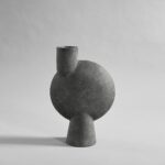 Sphere Vase Bubl, Big - Tummanharmaa 1