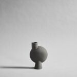Sphere Vase Bubl, Medio - Tummanharmaa 1
