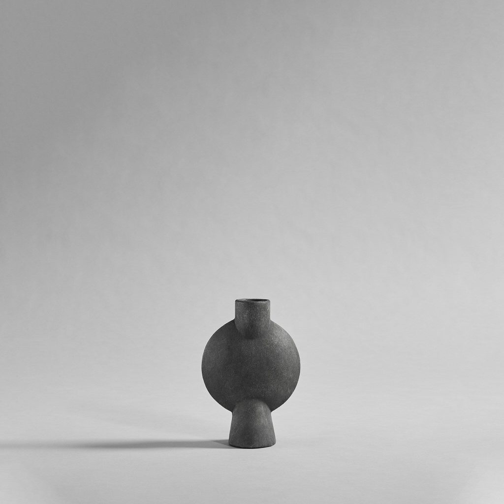 Sphere Vase Bubl, Mini - Tummanharmaa