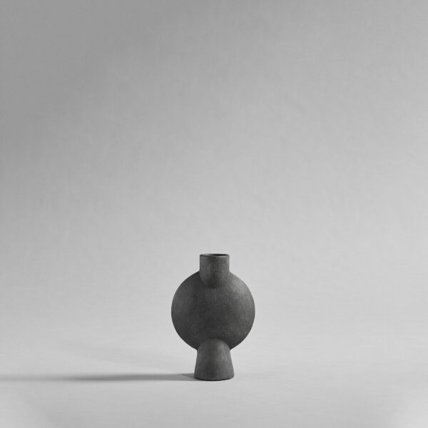 Sphere Vase Bubl, Mini - Tummanharmaa – tuotekuva