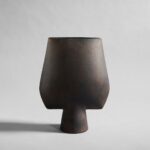 Sphere Vase Square, Big - Coffee 1