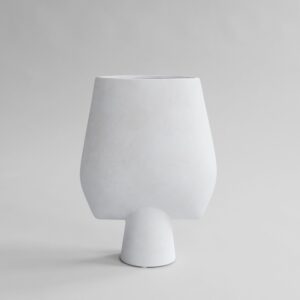 Sphere Vase Square, Big - Bone White – tuotekuva