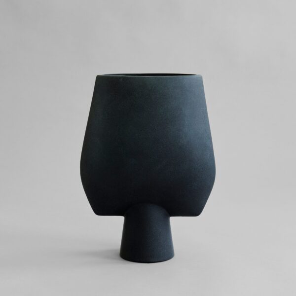 Sphere Vase Square, Big - Musta – tuotekuva