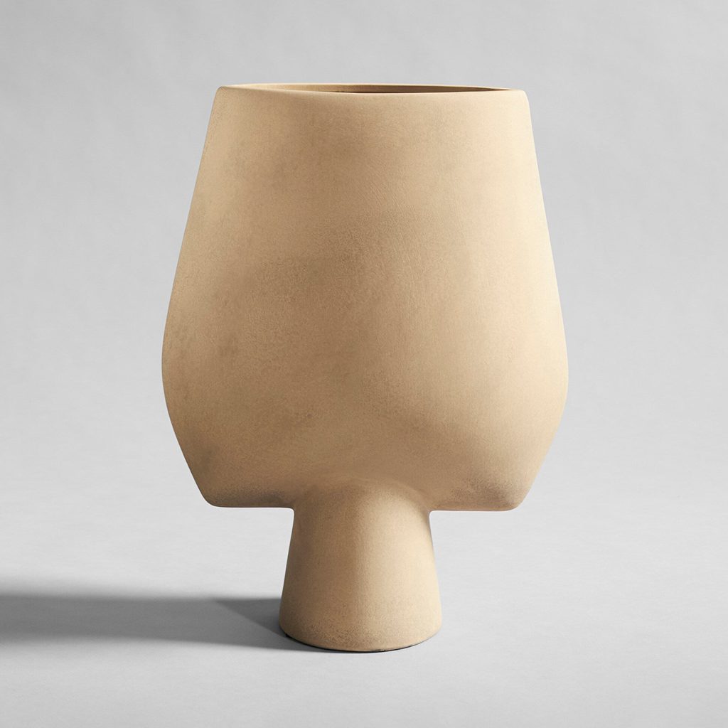 Sphere Vase Square, Hexa - Sand