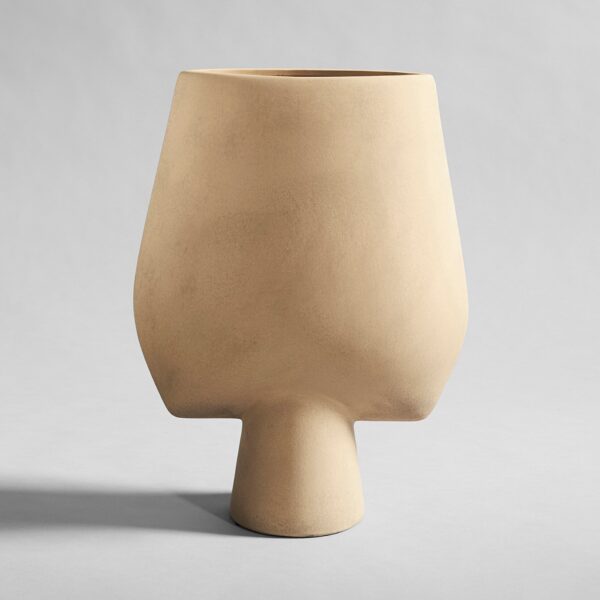 Sphere Vase Square, Hexa - Sand – tuotekuva