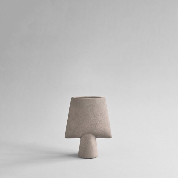 Sphere Vase Square, Mini - Taupe – tuotekuva