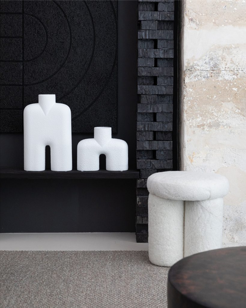 Cobra Vase Uno, Medio - Bubble White