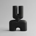 Cobra Vase Double, Medio - Coffee 1