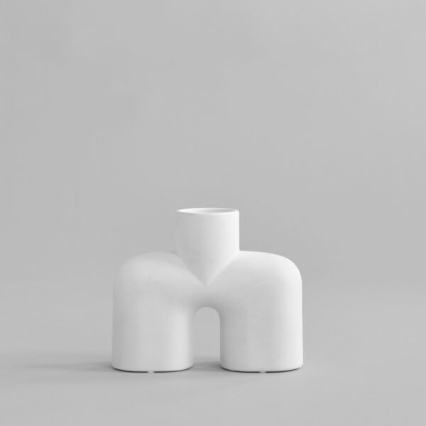 Cobra Vase Uno, Medio - Bone White – tuotekuva