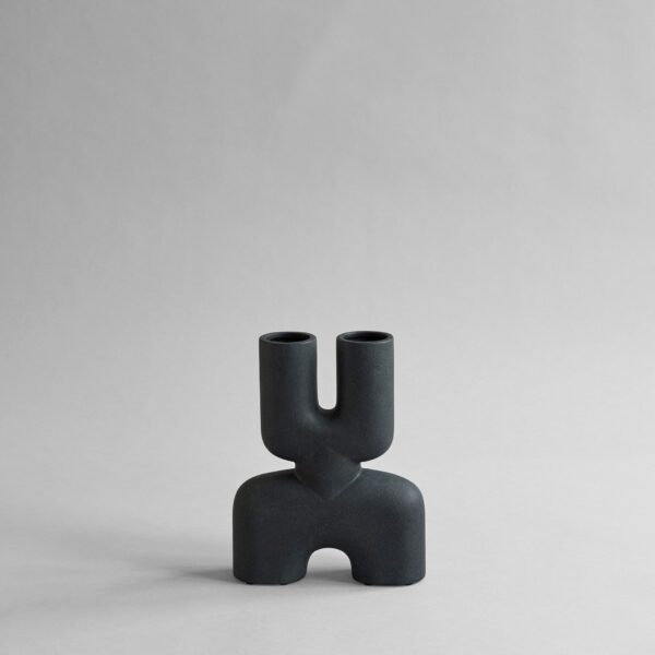 Cobra Vase Double, Mini - Musta – tuotekuva