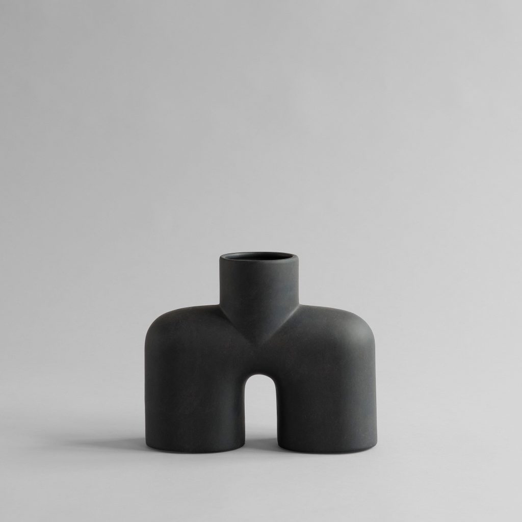 Cobra Vase Uno, Medio - Coffee