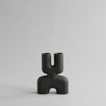 Cobra Vase Double, Mini - Coffee 1