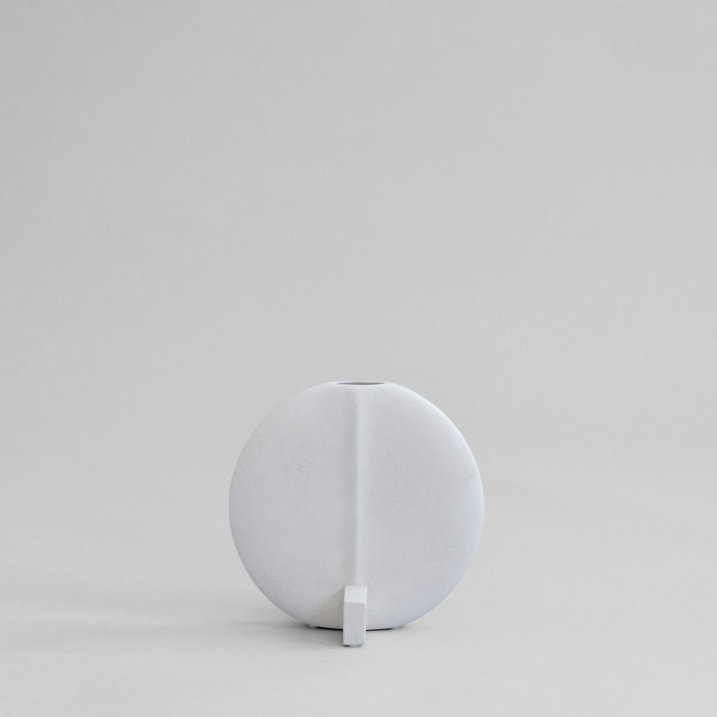 Guggenheim-maljakko, pieni - Bone White