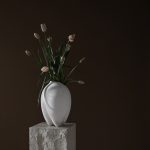 Sumo-maljakko, Slim - Bone White 2