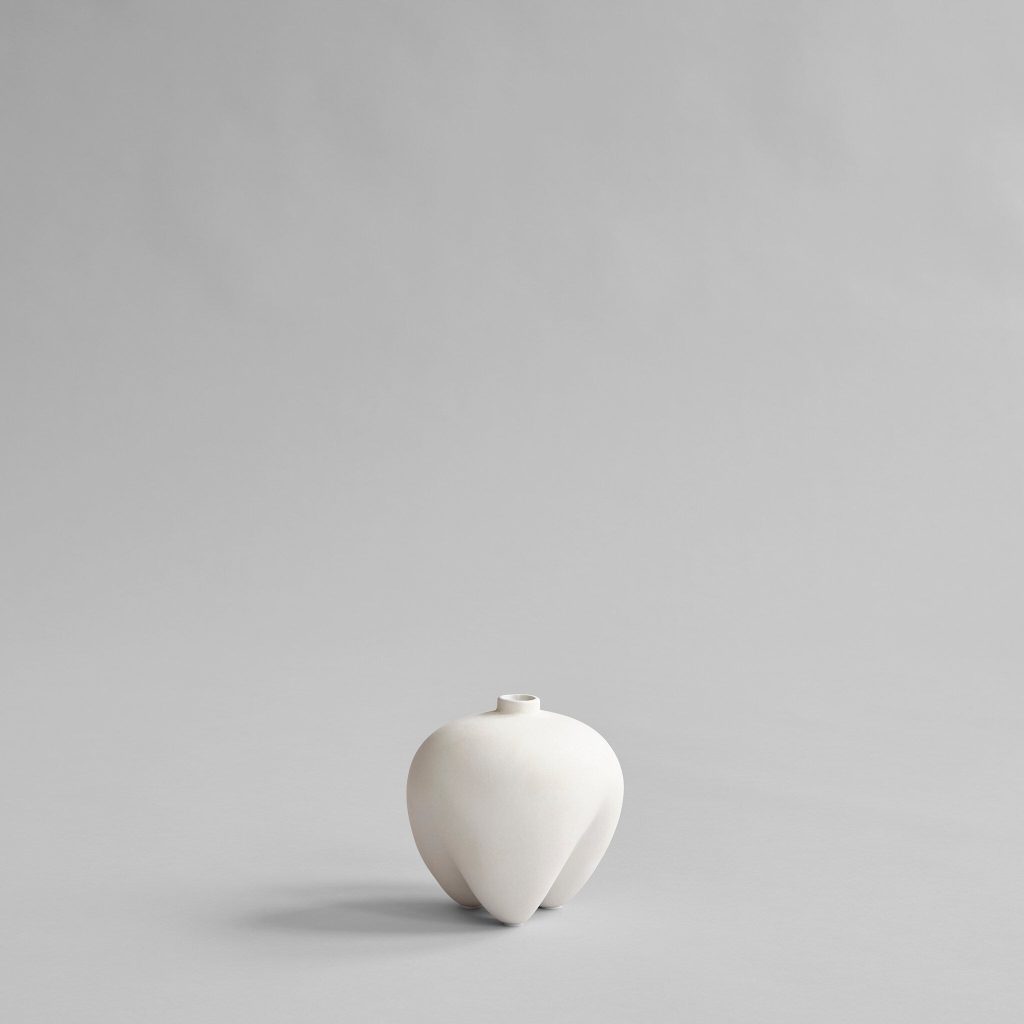 Sumo-maljakko, pieni - Bone White