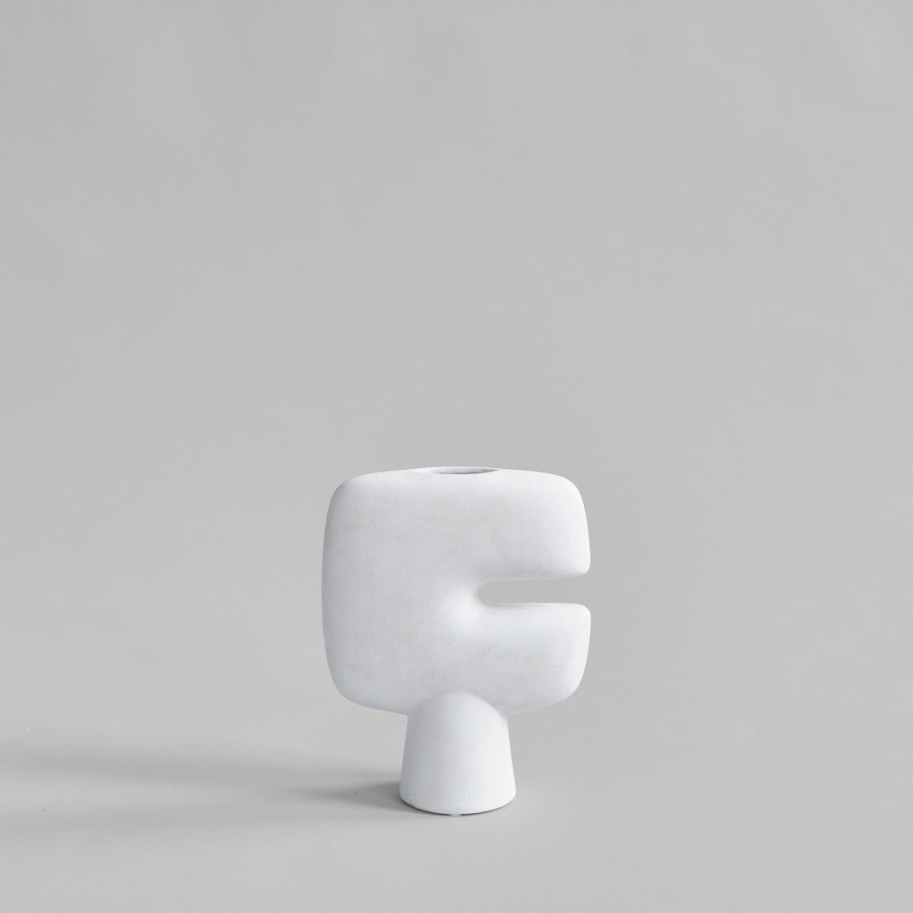 Tribal-maljakko, Mini - Bone White