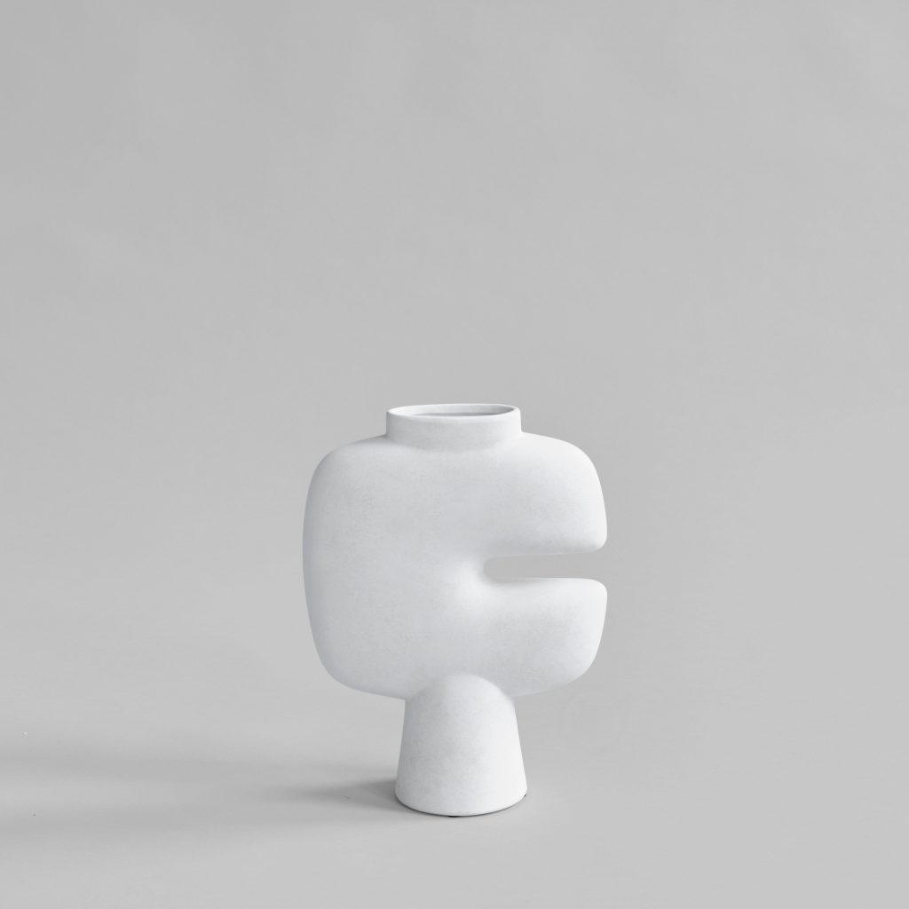 Tribal-maljakko, Medio - Bone White