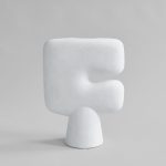 Tribal-maljakko, iso - Bone White 1