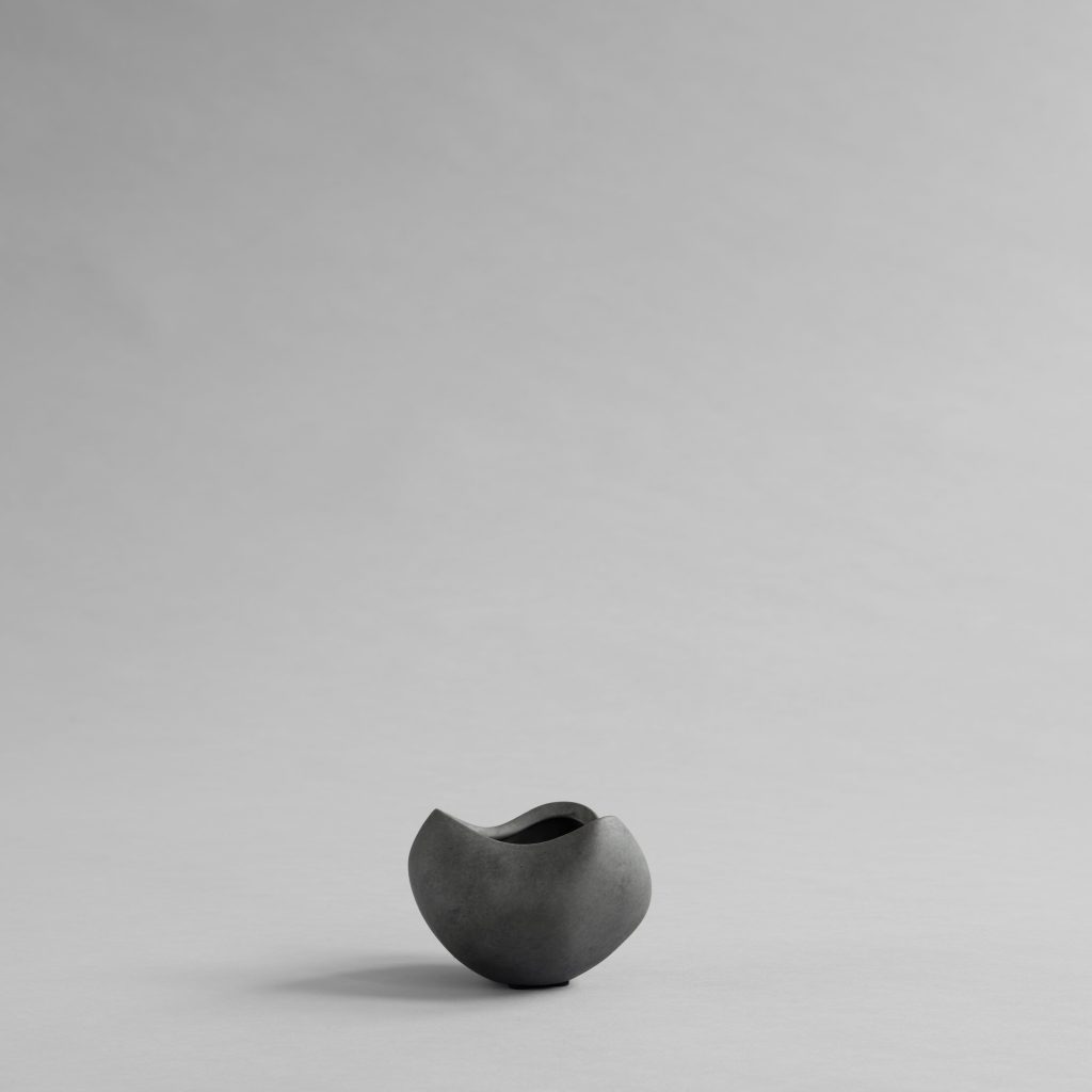 Curve Bowl, Mini - Tummanharmaa