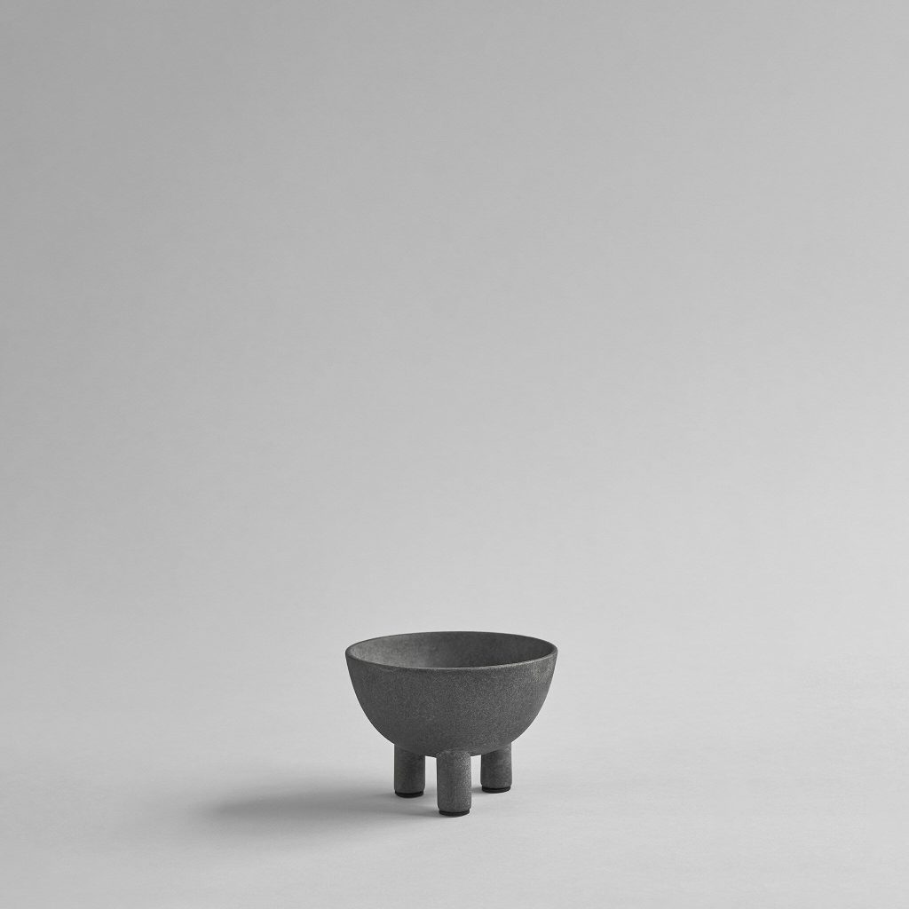 Duck Bowl, Mini - Tummanharmaa