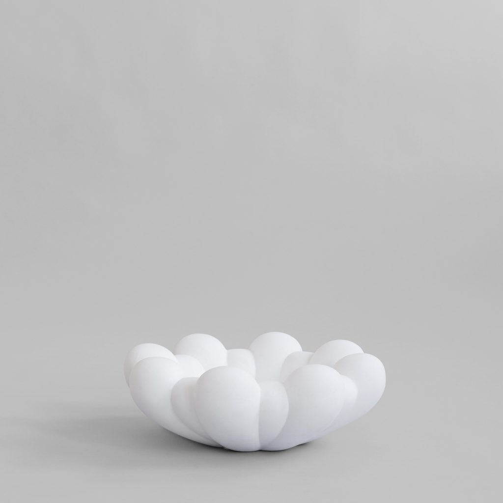 Bloom-tarjotin, iso - Bone White
