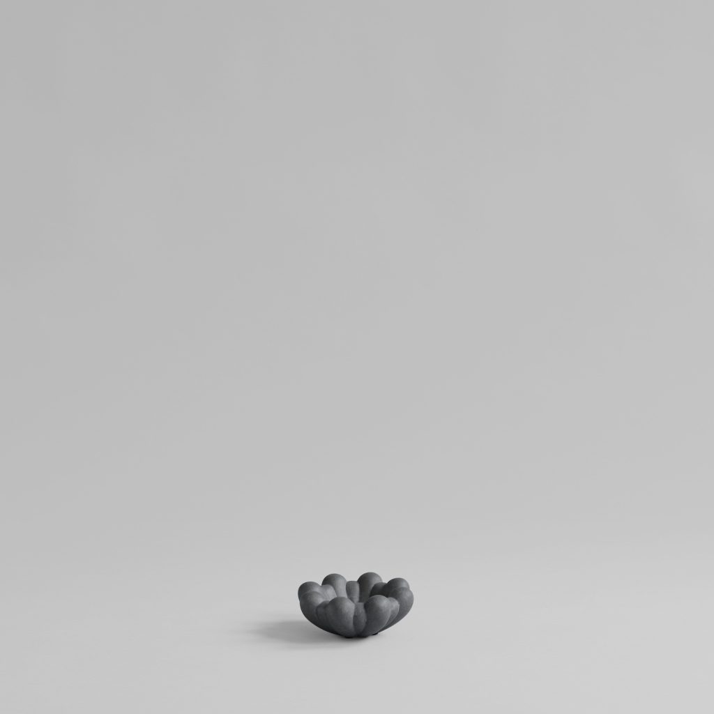 Bloom-tarjotin, Mini - tummanharmaa