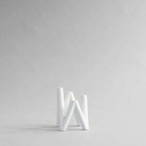 W-kynttilänjalka - Luunvalkoinen