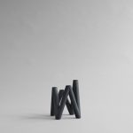 W-kynttilänjalka - musta 1