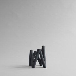 W-kynttilänjalka - musta