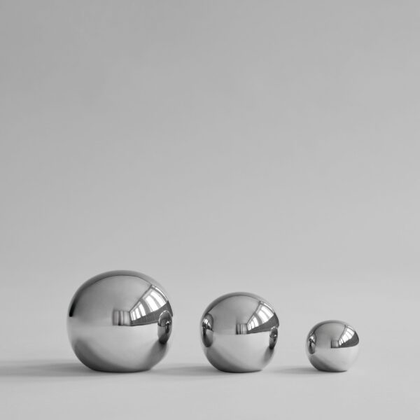Gallery Balls, setti 3 kpl - Kromi – tuotekuva