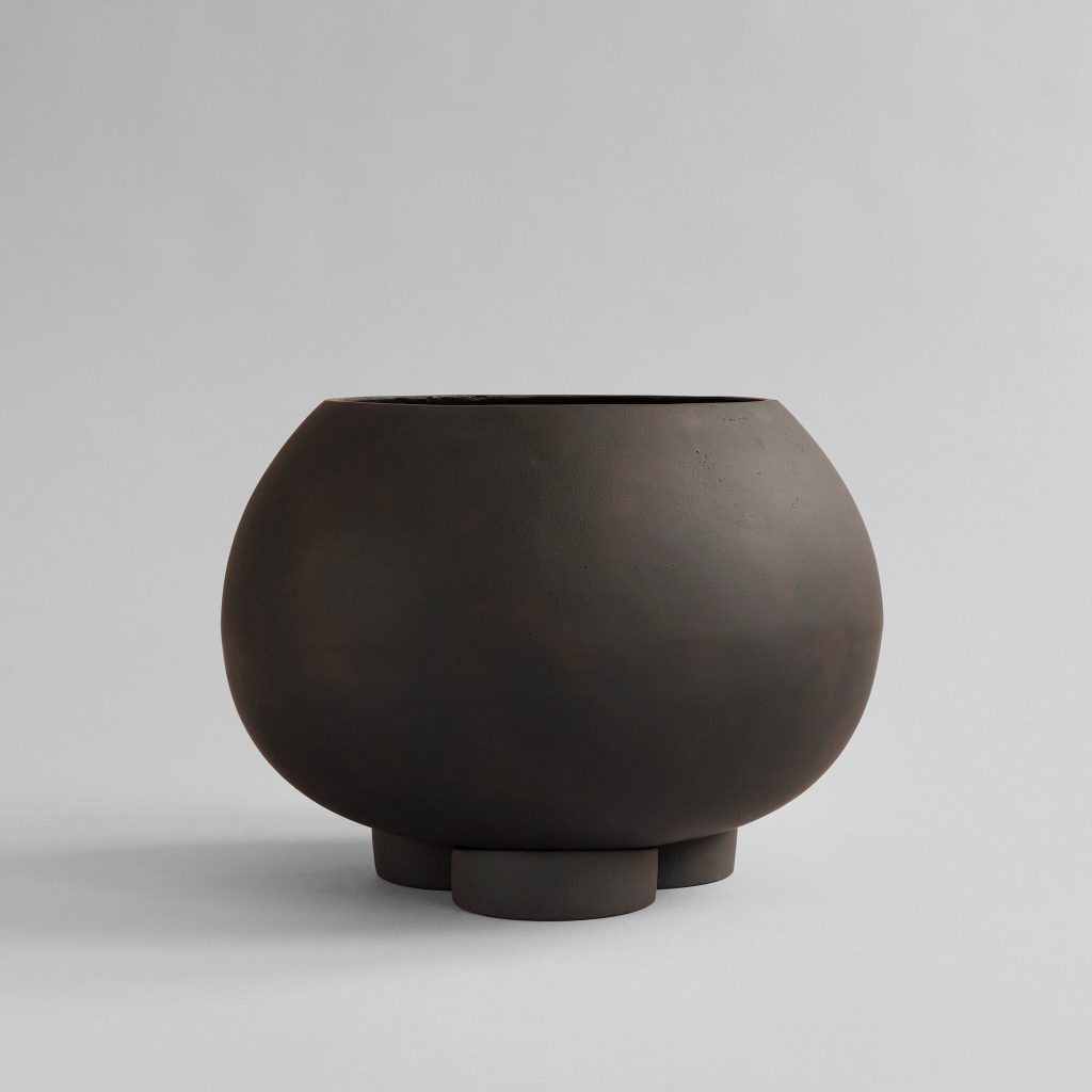 Urchin-ruukku, iso - Coffee
